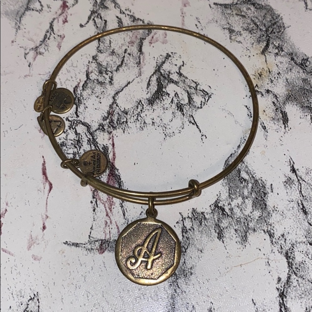 Alex & Ani “A” bangle